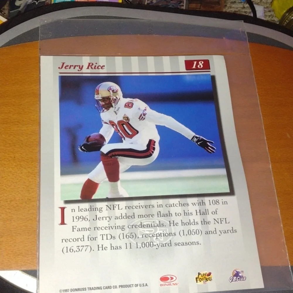Jerry Rice Portrait - Picture 2 of 2